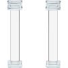 Goodsright Decor Crystal Candle Holders Set of 2-8" Tall Crystal Candlestick Holders - Ultra Elegant & Modern Centerpiece Home D??cor