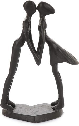 Goodsright Decor Pristine Bronze Abstract Couple Statue