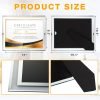 71ONdnZJ5aL._AC_SL1500 Goodsright Decor 8 Pcs 8.5 x 11 Picture Frame Set Glass Certificate Frame Clear Diploma Frames Document Frame for Photo Gift Award Tabletop Display