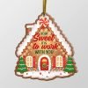 Goodsright Decor How Sweet It is to Work with You Custom Shaped Wooden Christmas Ornament Keepsake - Coworker, Wooden Ornament, Pack 3