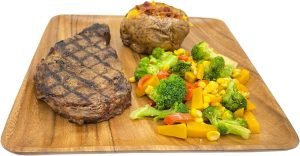 71QrFdGiBZL._AC_SL1500 Goodsright Decor Acacia Wood Dinner Plates - Rustic, Eco-Friendly Square Set of 4 Durable Wooden Plates for Dining, Handmade Unique, Natural, Sustainable Dinnerware, Size: 10" x 10"