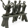 Goodsright Decor Musician Figurines Home Decor, Abstract Jazz Band Statues and Sculpture, Creative Desk Decoration for Office Living Room, Resin 12''