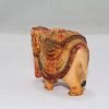 Goodsright Decor Indian Handicraft, Resin, Elephant Carved Painted Decorative Gift Item