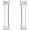 Goodsright Decor Crystal Candle Holders Set of 2-8" Tall Crystal Candlestick Holders - Ultra Elegant & Modern Centerpiece Home D??cor