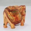 Goodsright Decor Indian Handicraft, Resin, Elephant Carved Painted Decorative Gift Item