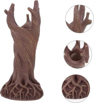Goodsright Decor 3 pcs Garden Decorative vase Vintage Decor Tree Trunk vase Ornament Tree Trunk Flower Pot Tabletop Resin vase Office Decor Desktop Floral Vase Dry vase Synthetic Resin Modeling