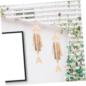 Goodsright Decor 4pcs Wooden Fish Ornament Mediterranean Fish Sculpture Wall Ornament Vintage Hanging Wooden Fish Household Fish Decor Nautical Decor Delicate Wall Wooden Decoration Wall Hanging