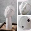 Goodsright Decor Abstract Statue for Home Decor, Ceramic Head Sculpture,Decorative Office White Figurine, Home Decorations for Living Room Shelf Decor Accents, 14 Inch