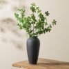 71js5484nKL._AC_SL1500 Goodsright Decor Large Ceramic Vase, 13 inch Black Farmhouse Vase,Pottery Decor,Decorative Vases for Home Decor,Rustic Vase,Terracotta vase,Distressed vase