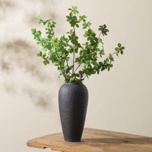 71js5484nKL._AC_SL1500 Goodsright Decor Large Ceramic Vase, 13 inch Black Farmhouse Vase,Pottery Decor,Decorative Vases for Home Decor,Rustic Vase,Terracotta vase,Distressed vase