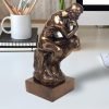 Goodsright Decor Thinker Statue, 12 Inch Large Thinker Statues Sculpture Home Decor Art Craft