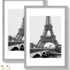 71ljFg47DPL._AC_SL1500 Goodsright Decor 18x24 Aluminum Picture Frame Set of 2 - Displays Poster 16x20 with Mat or 18 x 24 without Mat, Black Metal Gallery Frame, Wall Horizontal or Vertical Display - Wall Hook Included