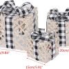 Goodsright Decor Wrought Iron Gift Box Ornament Pack of 3 Household Party Decoration Accessory for Shopping Mall Restaurant Room Elegant Home Decor