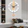 Goodsright Decor Wall Clock,Decorative Wall Clocks,Silent Quality Quartz Wall Clock Battery Operated,Large Wall Clock for Living Room,Kitchen,Home,Bathroom,Bedroom Wall Decor,15x21.5inch
