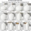 71u55NiyD2L._AC_SL1500 Goodsright Decor Bud Vases Set of 12 - White Ceramic Bud Vases in Bulk Dining Table Centerpieces, Cute Mini Small Flower Vase for Pampas Grass&Single Flower Decor, Ideal Wedding Window Sill Aesthetic Desk Decor