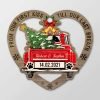 71uPE6cz5pL._AC_SL1500 Goodsright Decor Personalized from Our First Kiss Till Our Last Breath Ornament - Married Couples Wedding Christmas Ornament, Wooden Ornament, Pack 3