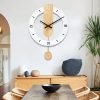 Goodsright Decor Wall Clock,Decorative Wall Clocks,Silent Quality Quartz Wall Clock Battery Operated,Large Wall Clock for Living Room,Kitchen,Home,Bathroom,Bedroom Wall Decor,15x21.5inch