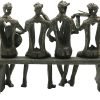 Goodsright Decor Musician Figurines Home Decor, Abstract Jazz Band Statues and Sculpture, Creative Desk Decoration for Office Living Room, Resin 12''