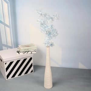 Goodsright Decor Black Tall Floor Vase, 20" Ceramic Large Vase, Decorative Flower Vases for Modern Home Decor Living Room Office Bedroom Kitchen Wedding Centerpieces Farmhouse D??cor