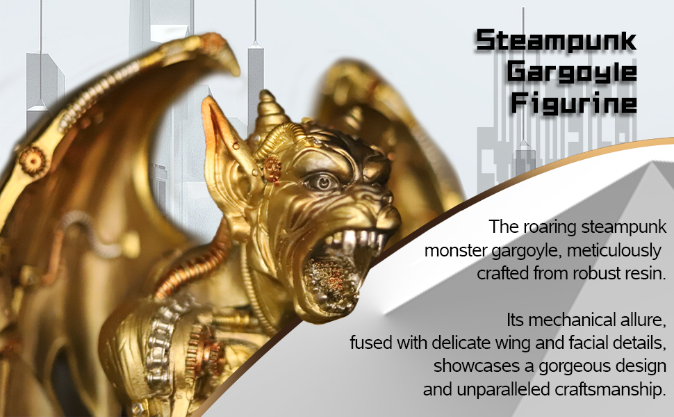 Steampunk gargoyle