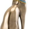 Goodsright Decor Top Collection Goddess Bastet Statue - Ancient Egyptian Goddess of Protection Sculpture in Premium Cold Cast Bronze - 8-Inch Collectible Fertility Cat Figurine