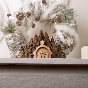 Goodsright Decor Wooden Nativity Set - Decorative Religious Figurines - Christmas Table Decorations - Handmade Rustic Christian Decor - Premium Wood Nativity Scene Ornament for Home or Living Room