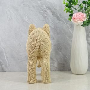 Goodsright Decor Classic durable type woolen resin elephant statue for home decoration ornaments, elephant sculptures home decor??Decoration Ornaments for Living Room,Table Centerpiece, Shelf, Office Decor