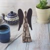 81I96NpYDnL._AC_SL1500 Goodsright Decor Wooden Guardian Angel Figurines for Love, Peace, Inspiration - Remembrance Angel Collectible Statue - Christmas Wood Angel Decor - Rustic Angel Gift in Memory of Loved Ones - Medium