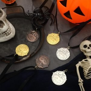 Goodsright Decor 72 Pcs Halloween Pumpkin Medals for Kids Bulk Halloween Contest Awards Gold Silver Bronze Medals 1st 2nd 3rd Carving Pumpkin Medals with Ribbon for Halloween Parties Fall Season Holiday