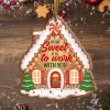 Goodsright Decor How Sweet It is to Work with You Custom Shaped Wooden Christmas Ornament Keepsake - Coworker, Wooden Ornament, Pack 3