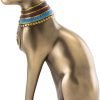 Goodsright Decor Top Collection Goddess Bastet Statue - Ancient Egyptian Goddess of Protection Sculpture in Premium Cold Cast Bronze - 8-Inch Collectible Fertility Cat Figurine