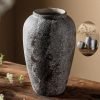 81NMNglmEzL._AC_SL1500 Goodsright Decor Rustic Extra Large Ceramic Floor Vase, Distressed Terracotta Pottery Tall Decorative Vases, Concrete Vases Clay Stone Antique Big Vase for Home Decor (7 in X 13.4 in)