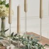Goodsright Decor Candlestick Holders, Glass Taper Candle Holders Set of 8, Candle Holders for Candlesticks, for Christmas Events Party Wedding Reception Table Centerpiece Decorations