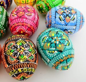 81cpUgzZ6tL._AC_SL1500 Goodsright Decor Easter Painted Eggs Wooden Ukrainian Pysanky Pysanka. Polish Pisanki. Czech Kraslice. Set of 12