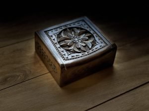 Goodsright Decor Handmade Armenian Jewelry Box made of Walnut wood (Hardwood) with Beautiful Ornaments, Gift, Souvenir, Carved Wooden Box