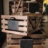 Goodsright Decor Premium wood crates for display, wooden boxes for crafts, storage basket centerpieces for Home, Rustic bathroom d??cor
