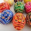 91H1prsuWCL._AC_SL1500 Goodsright Decor Easter Painted Eggs Wooden Ukrainian Pysanky Pysanka. Polish Pisanki. Czech Kraslice. Set of 12