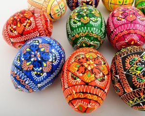 91H1prsuWCL._AC_SL1500 Goodsright Decor Easter Painted Eggs Wooden Ukrainian Pysanky Pysanka. Polish Pisanki. Czech Kraslice. Set of 12