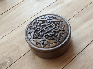 Goodsright Decor Handmade Armenian Jewelry Box made of Walnut wood (Hardwood) with Beautiful Ornaments, Gift, Souvenir, Carved Wooden Box