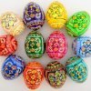 91ZTvku_iFL._AC_SL1500 Goodsright Decor Easter Painted Eggs Wooden Ukrainian Pysanky Pysanka. Polish Pisanki. Czech Kraslice. Set of 12