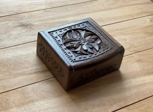 Goodsright Decor Handmade Armenian Jewelry Box made of Walnut wood (Hardwood) with Beautiful Ornaments, Gift, Souvenir, Carved Wooden Box