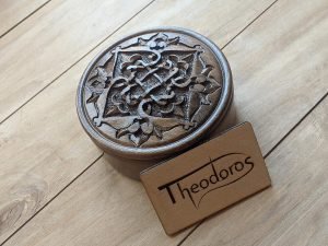 Goodsright Decor Handmade Armenian Jewelry Box made of Walnut wood (Hardwood) with Beautiful Ornaments, Gift, Souvenir, Carved Wooden Box