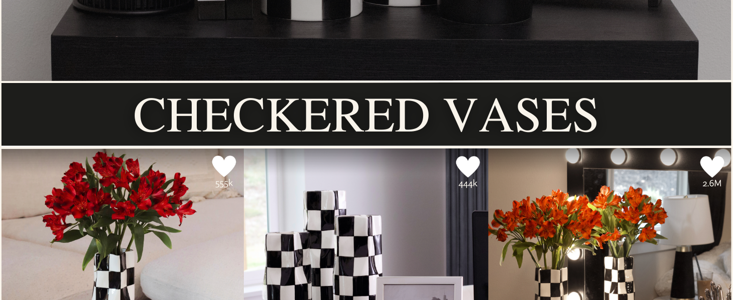 Checkered Vases