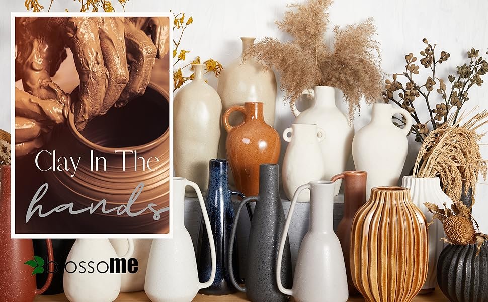 12 inch tall white vase ceramic