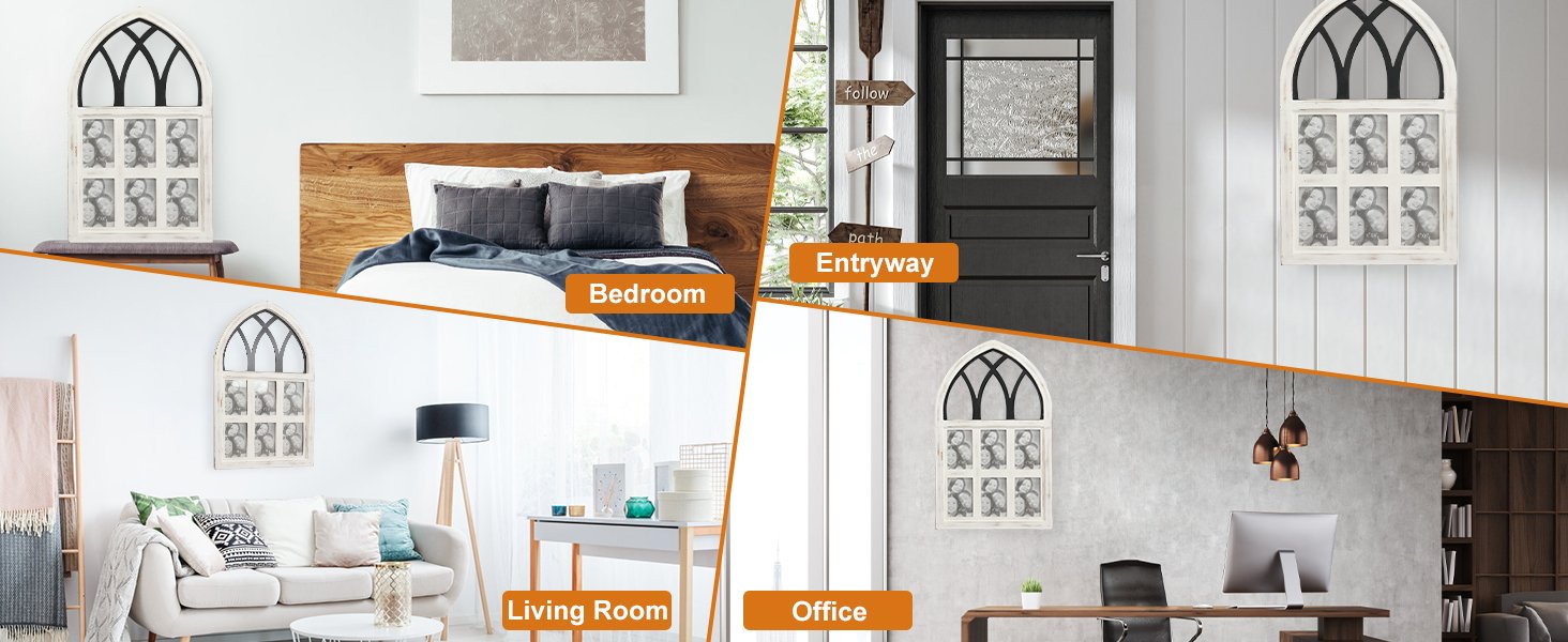 rustic picture collage fit your home