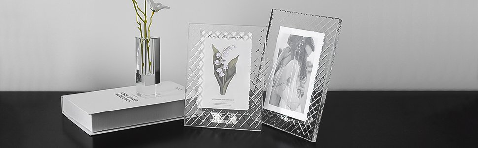 Crystal wedding frame